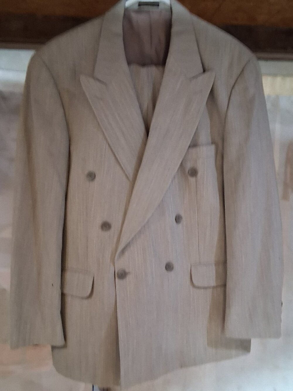 Vintage Bachrach double-breasted 2-piece suite